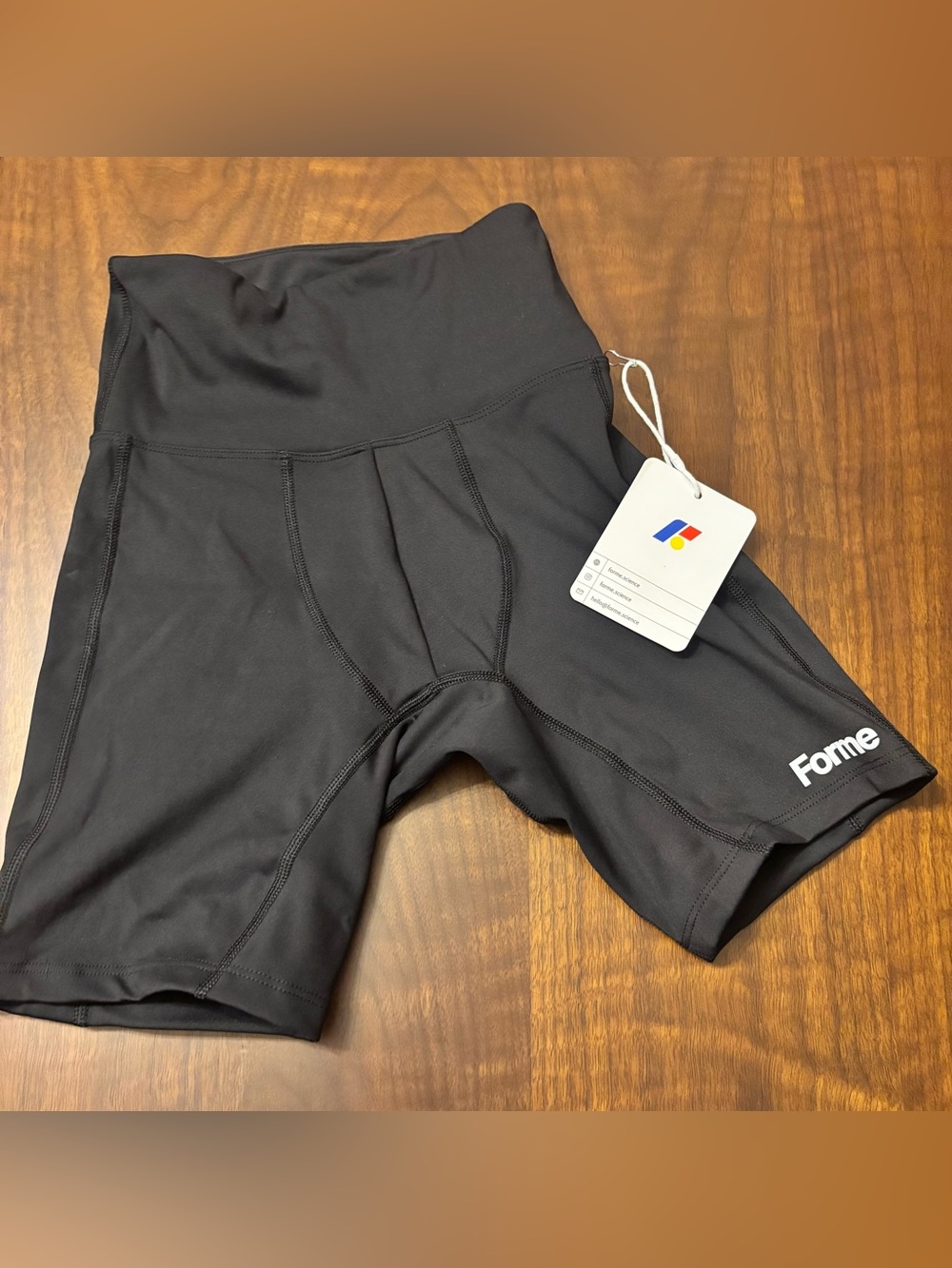 Forme Ergo Shorts Small Black Unisex NWT Posture Correcting Compression